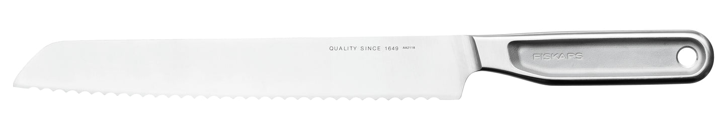 Fiskars Stainless Steel All Steel Bread Knife 22Cm | 1062883