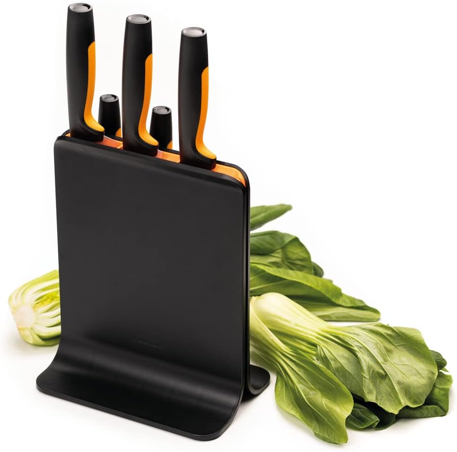 1057554 Fiskars FF Knife block plastic 5 knives