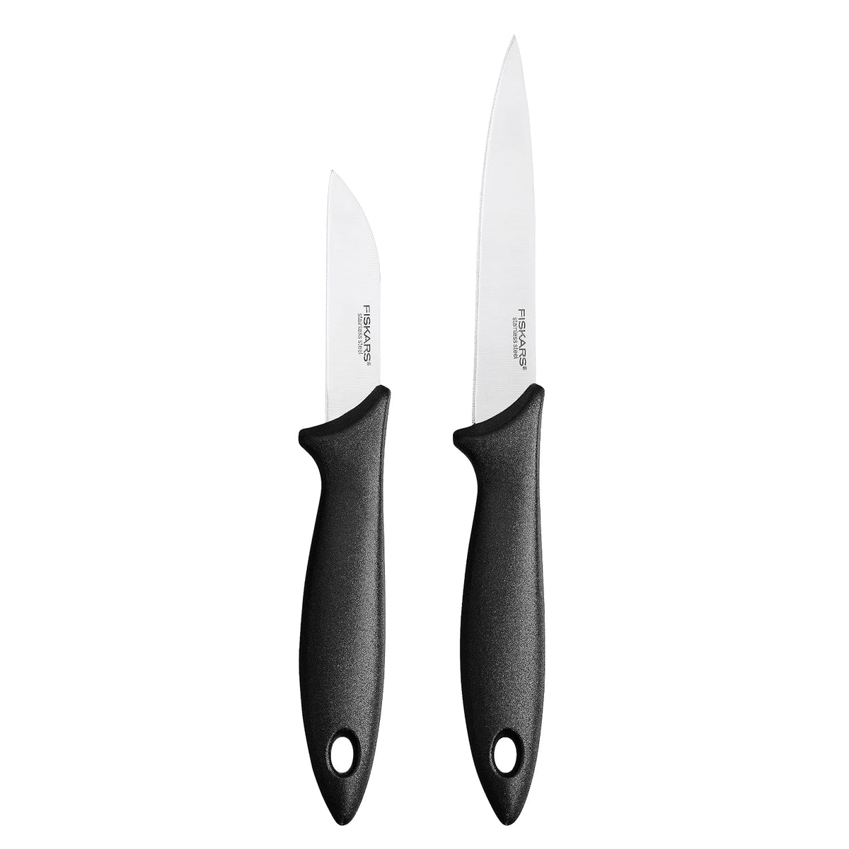Fiskars Essential Kitchen Knives Set of 2 | Japanese Steel | Designed in Finland