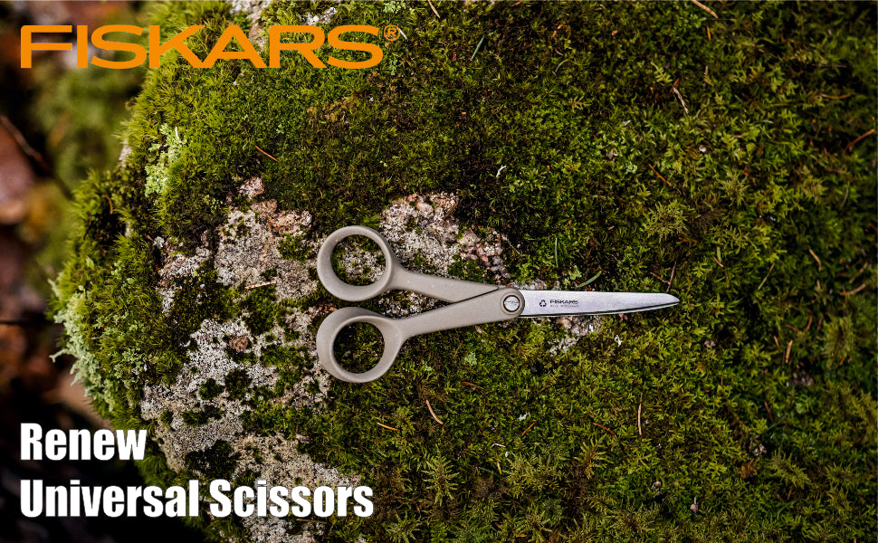 FISKARS Renew scissors, Renew Universal scissors, Stainless steel, Small, 17cm