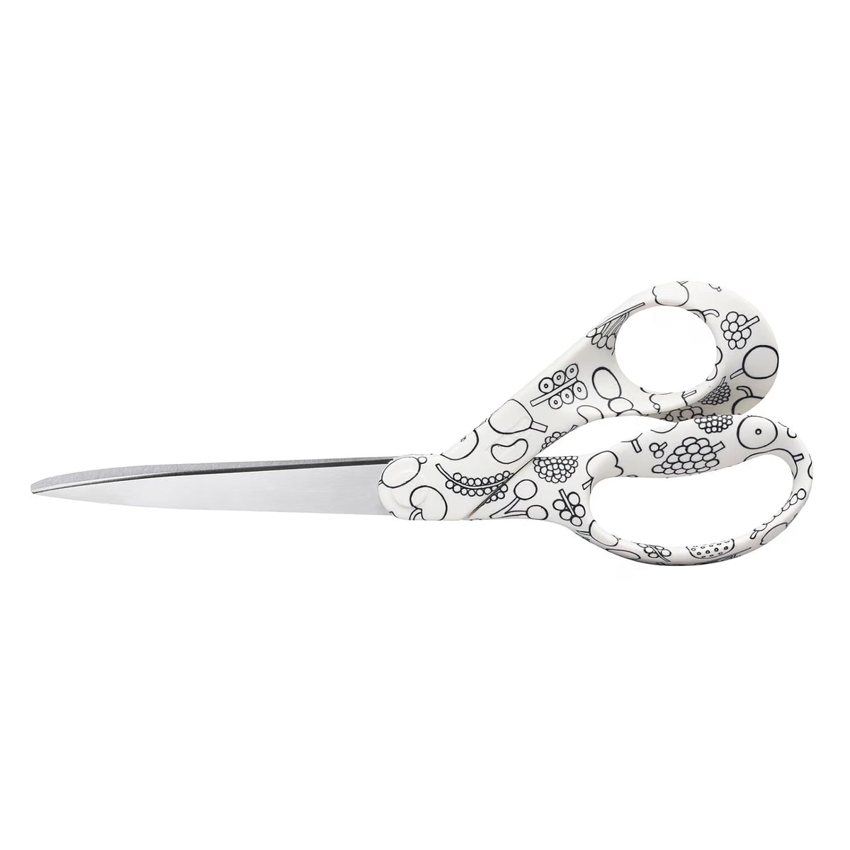 Fiskars FXI Scissors, Frutta Black and White, 21 cm