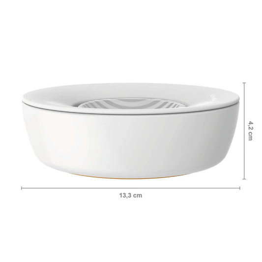 Fiskars, Synthetic Material/Stainless Steel, 13.3 x 12 x 4.2 cm Egg Slicer, one Size, White