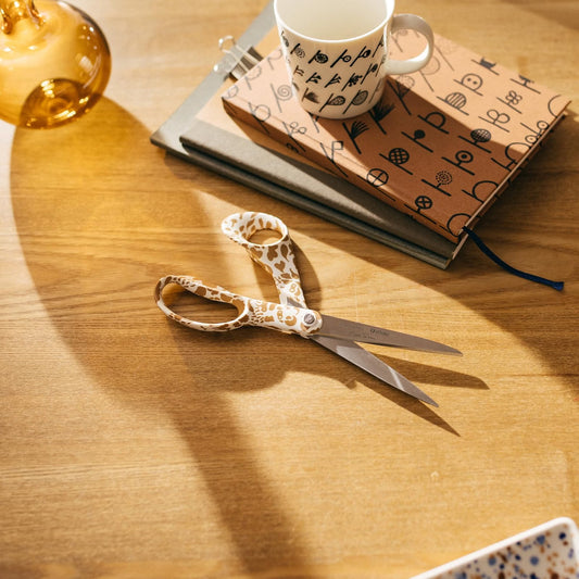 Fiskars FXI Scissors, Cheetah Brown, 21 cm