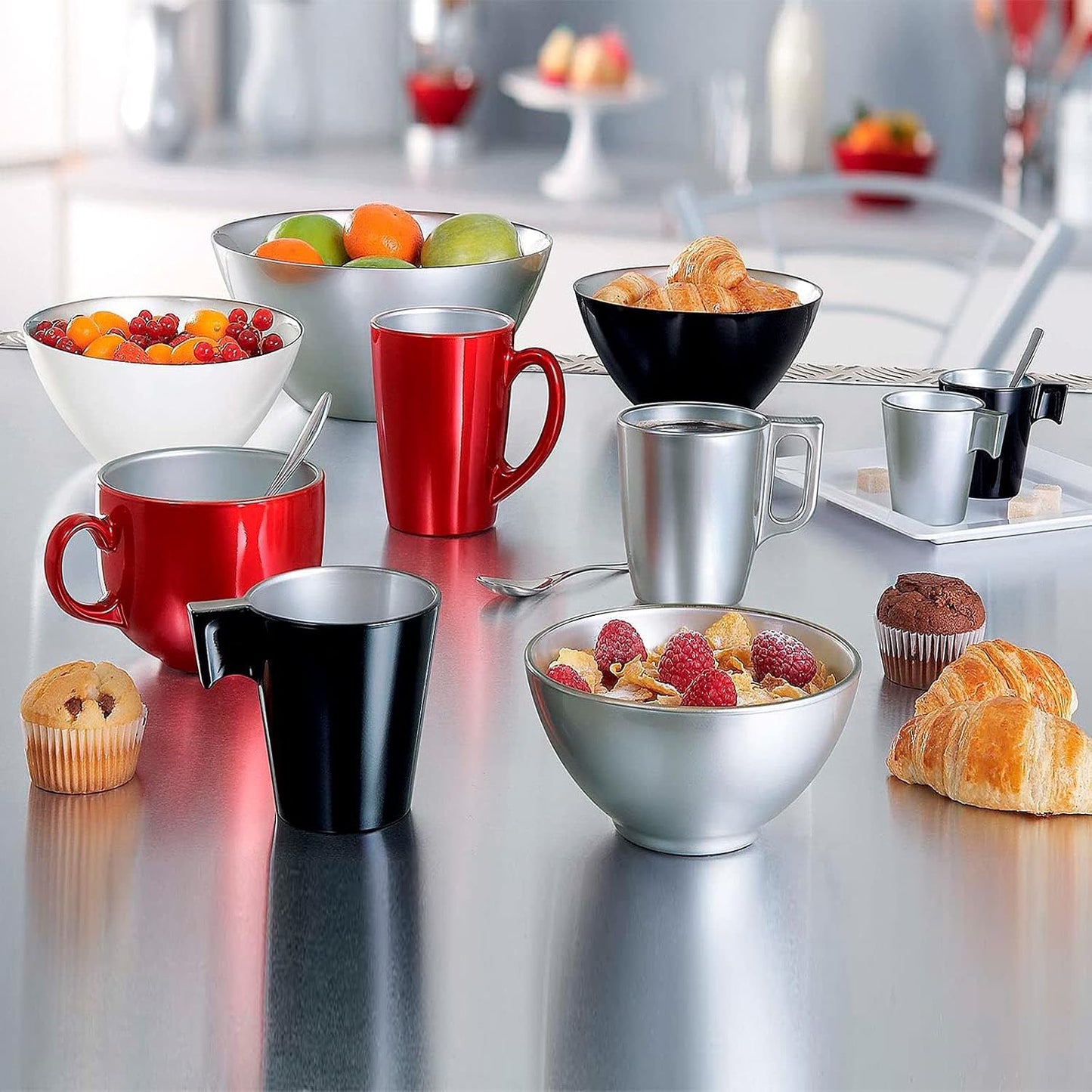 LUMINARC TEMP FLASHY BREAKFAST COULIS MUG 25