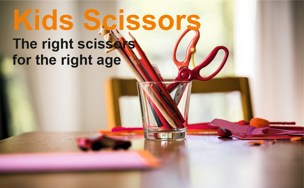 Fiskars Scissors, Plastic Training scissors, Red
