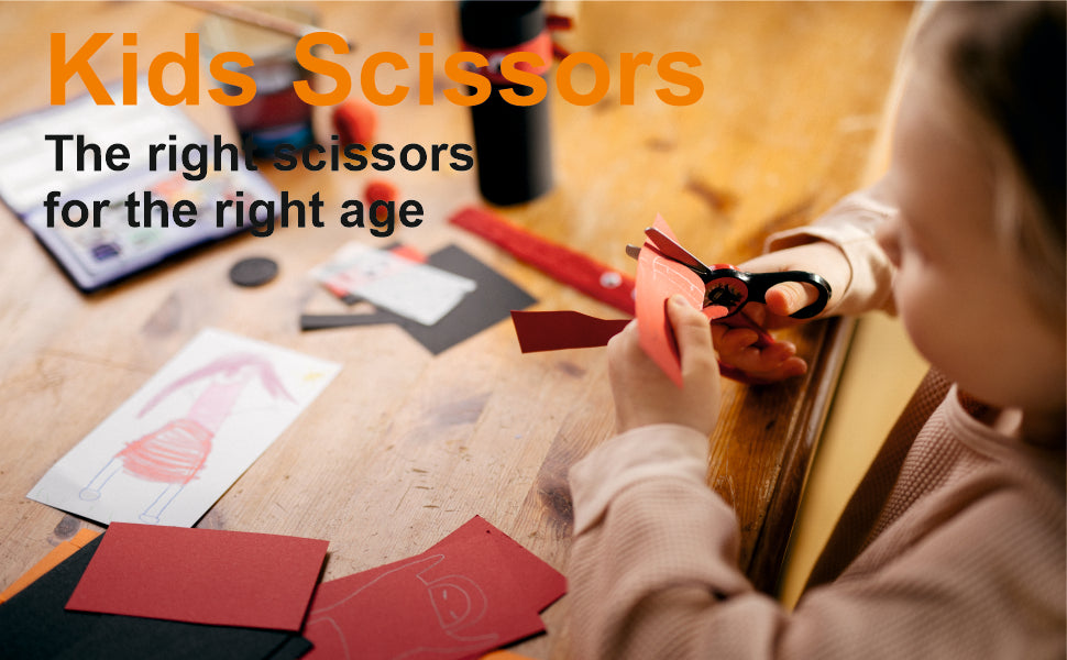 FISKARS Kids Scissors, Stainless steel, Morph kids scissors, Ninja, 13cm