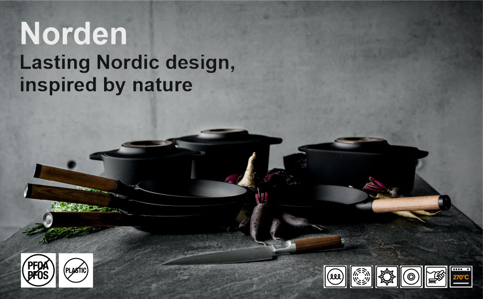 Fiskars Norden Cast Iron Grill Pan 26Cm | 1026570