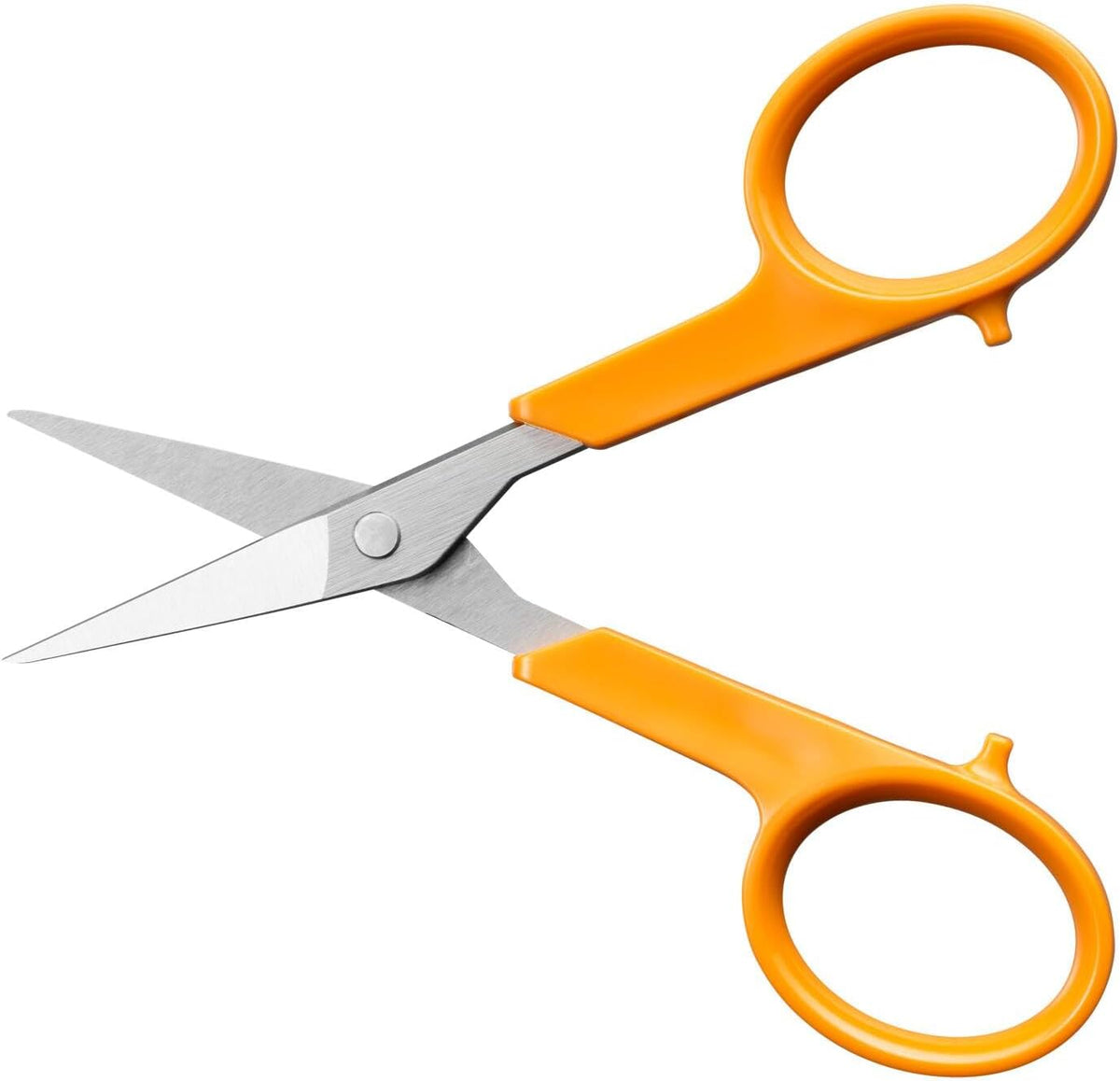 Fiskars Classic Manicure Scissors 10 cm | Rounded Tips | Ambidextrous | Orange | 1075060