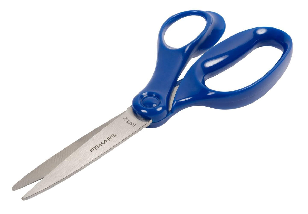 Fiskars School Scissors 18 cm | Blue | Stainless Steel | Made in Finland