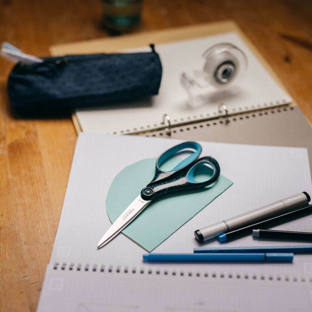 Fiskars Teen Scissors | Speckled Turquoise | Stainless Steel | Made in Finland