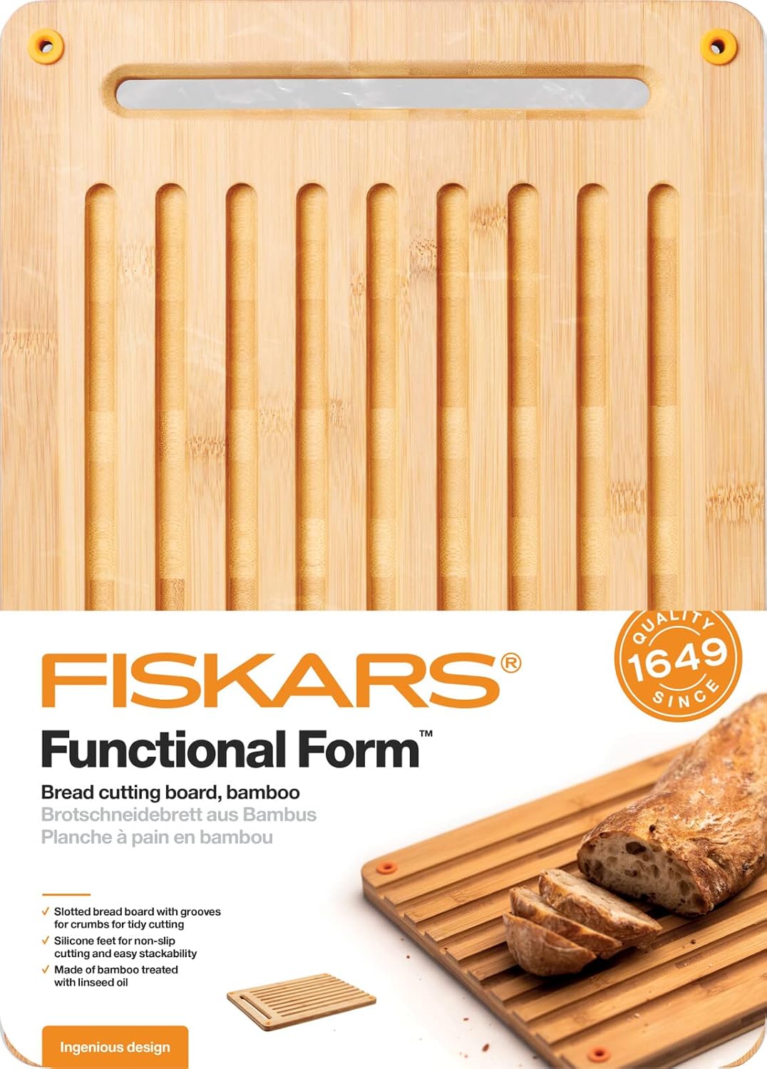 Fiskars FF Bamboo Bread Board FSC