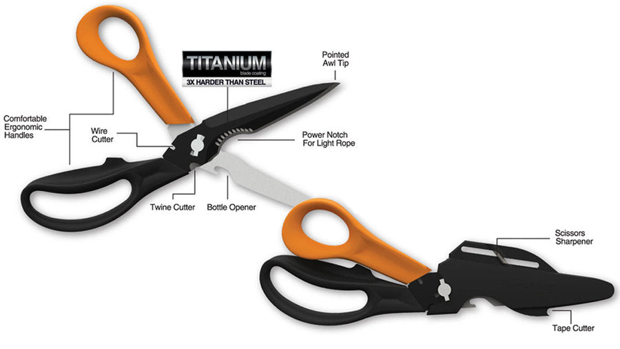 Cuts+More Multi-Tool Scissors 23cm 1000809