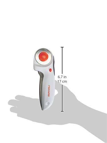 Fiskars Rotary Cutter 45 mm | Stainless Steel Blade | Multicolour
