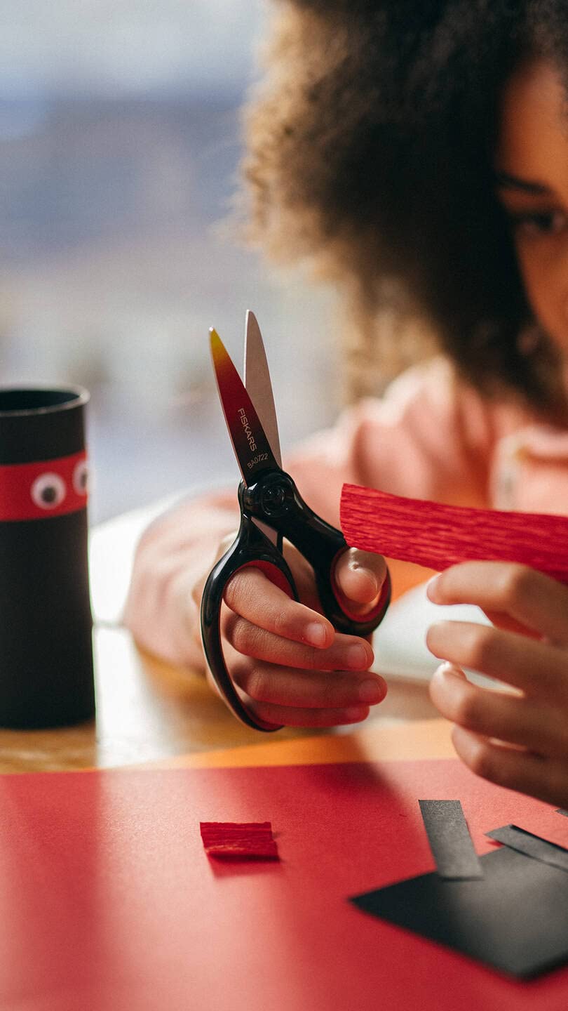 Fiskars Big Kids Scissors 15 cm | Ombre Blue | Stainless Steel