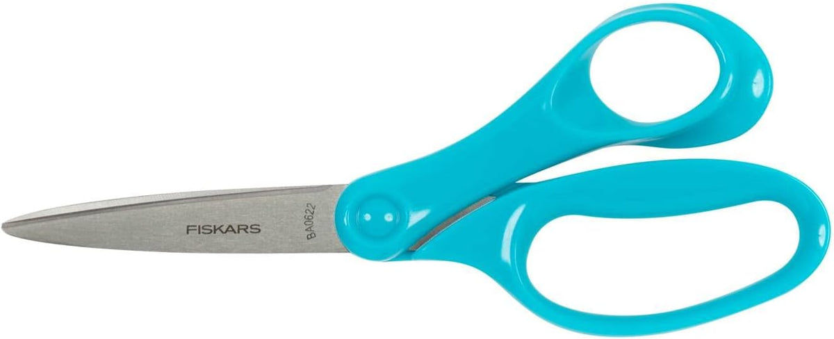 Fiskars School Scissors 18 cm | Turquoise | Stainless Steel | Made in Finland