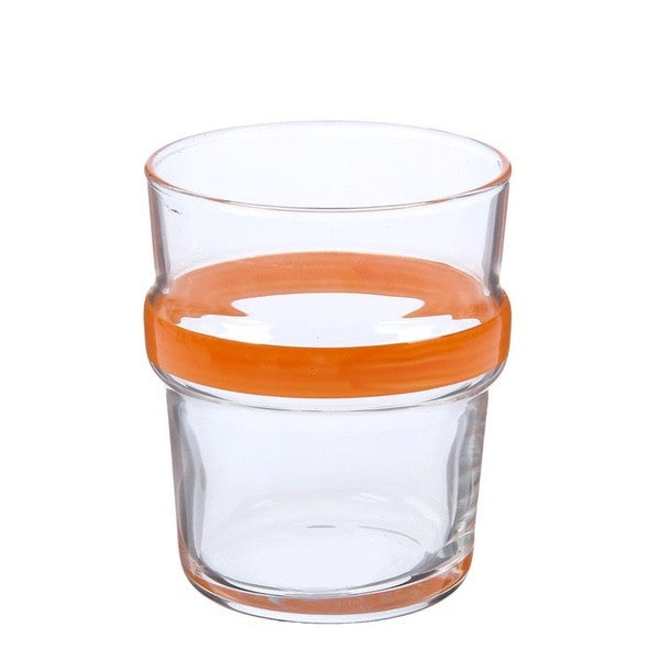 LUMINARC TEMPERED CADENCE ORANGE OF TUMBLER 27 Set