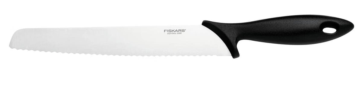 Fiskars Essential Bread Knife, Stainless Steel, 23 cm