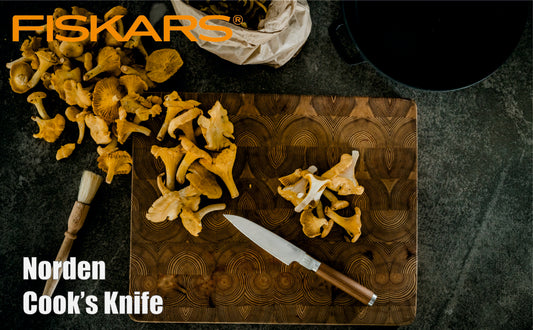 Fiskars Handle: Heat-Treated Birch; Blade: Stainless Steel Norden Small Cooks Knife | 1026420