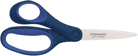 Fiskars School Scissors, Glitter Blue, Stainless Steel, 18 cm