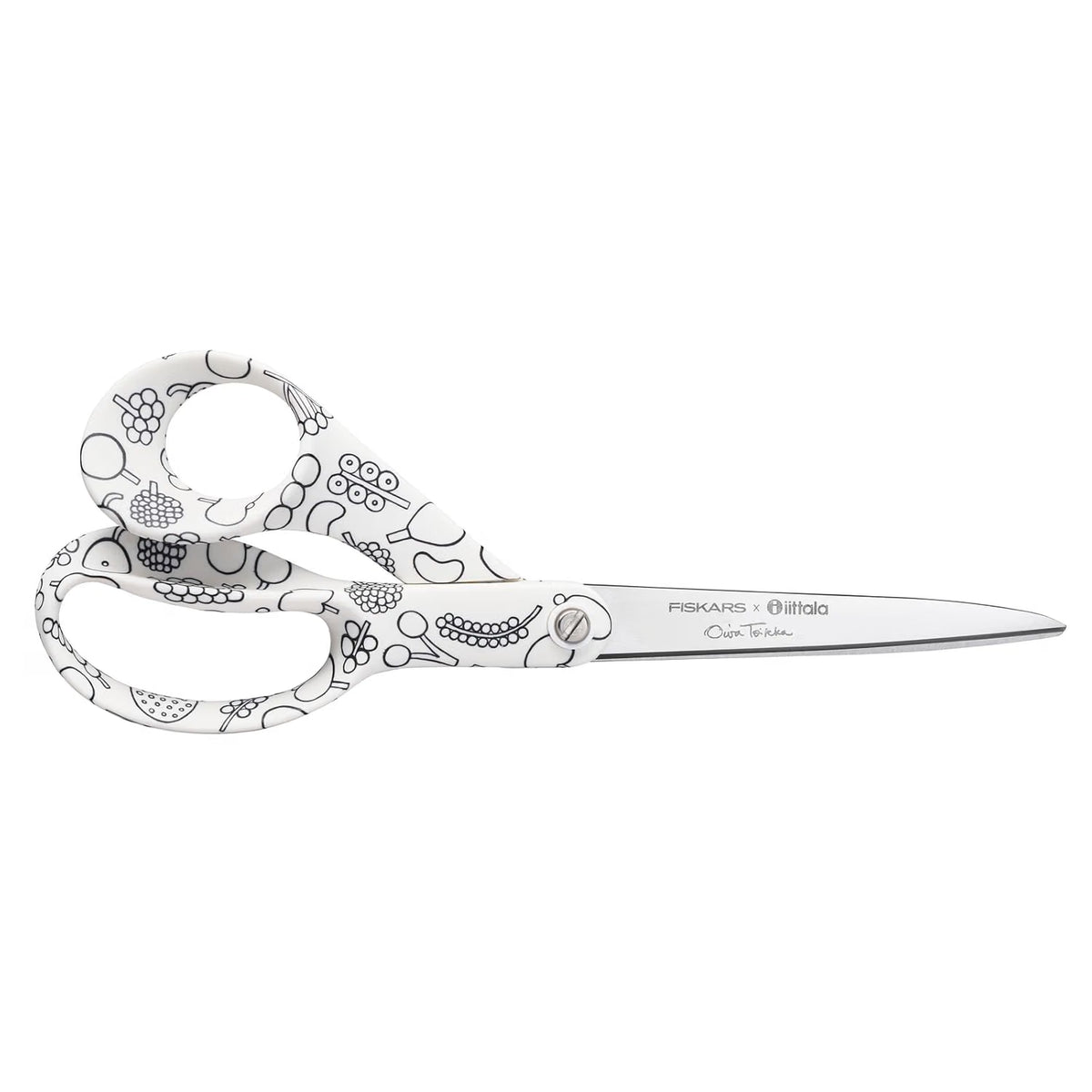 Fiskars FXI Scissors, Frutta Black and White, 21 cm