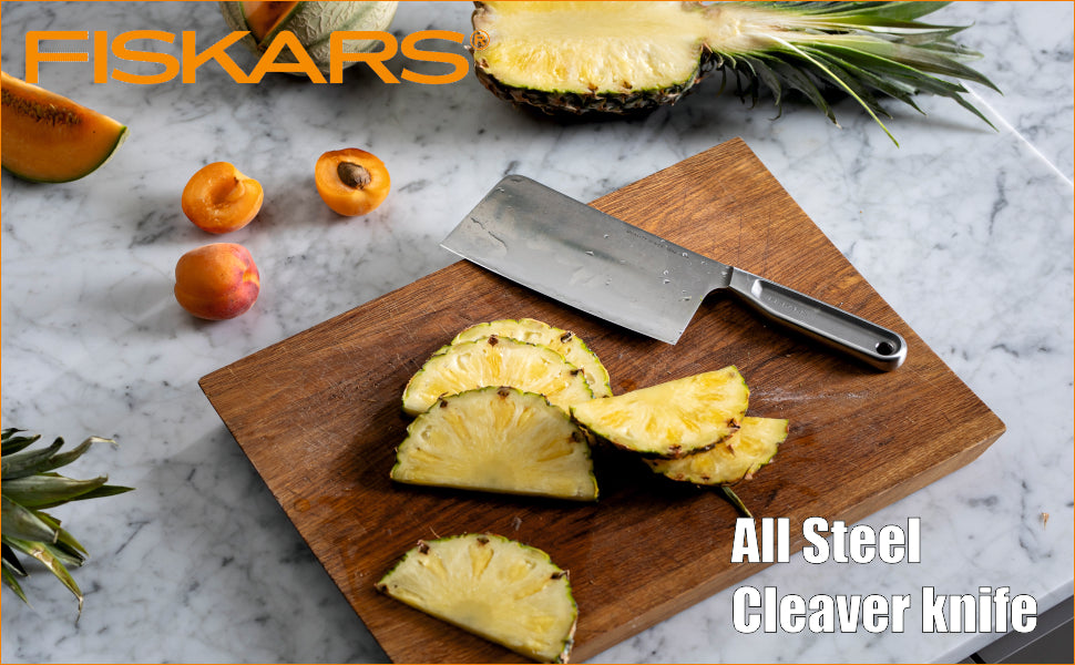 Fiskars Stainless Steel All Steel Cleaver Knife 16Cm | 1062885