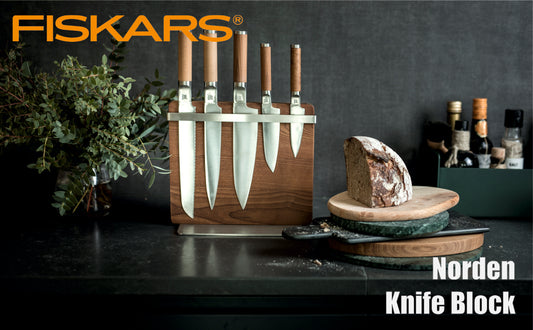 FISKARS Birch Wood Premium Knife Block | 1027506