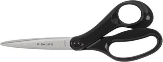 Fiskars Teen Scissors, Black, Stainless Steel, 20 cm
