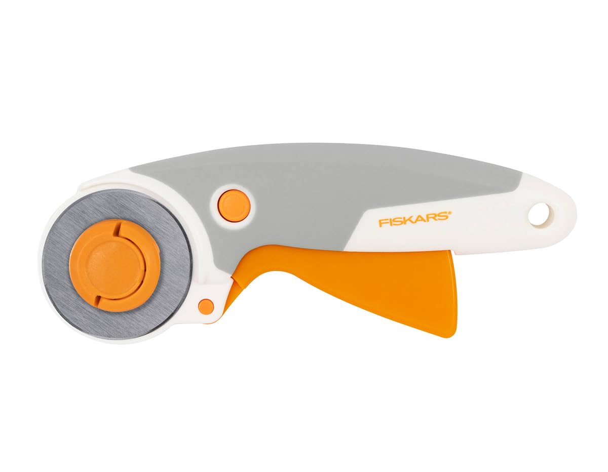Fiskars Rotary Cutter 45 mm | Stainless Steel Blade | Multicolour