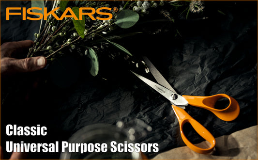 FISKARS Classic Scissors, Classic Universal Scissors, Stainless Steel, 21cm