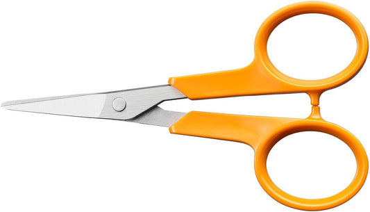Fiskars Classic Manicure Scissors 10 cm | Rounded Tips | Ambidextrous | Orange | 1075060