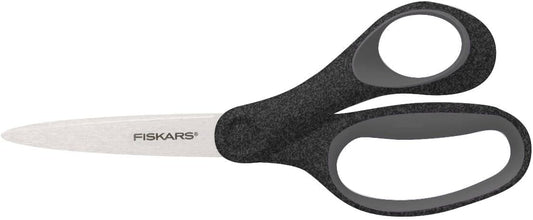Fiskars School Scissors, Glitter Black, Stainless Steel, 18 cm