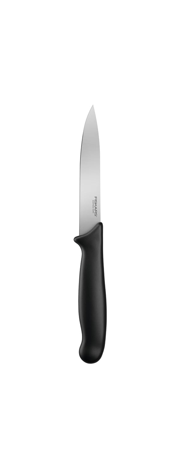 Fiskars Essential Paring Knife 10 cm | Stainless Steel | Table Display Ready