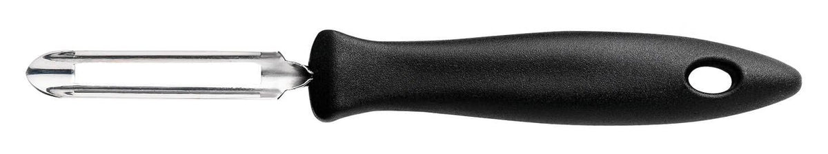 Fiskars 1065586 Movable Peeler Total Length 18 cm Essential Stainless Steel/PP Plastic Black