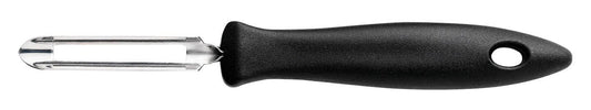Fiskars 1065586 Movable Peeler Total Length 18 cm Essential Stainless Steel/PP Plastic Black