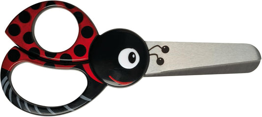 Fiskars Kids Scissors | Ladybird Design | Safety Blunt Tip | Ages 4+ | Ambidextrous