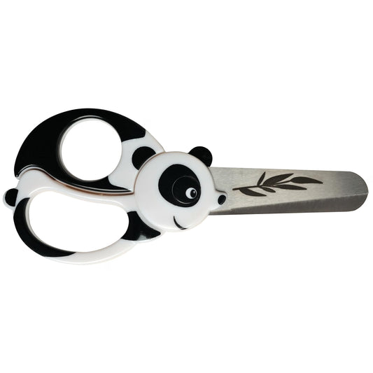 Fiskars Kids Scissors, Panda Design, Stainless Steel, 4+ Years