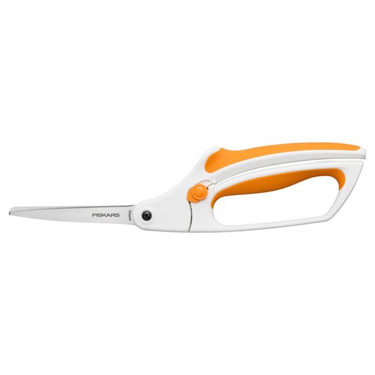 Fiskars EasyAction Sewing Scissors, Stainless Steel, Bent Handle