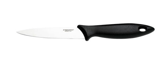 Fiskars Essential Medium-Sized Kitchen Knife, Paring Knife for Peeling and Cutting Fruits & Vegetables  Handy and Efficient 11cm
