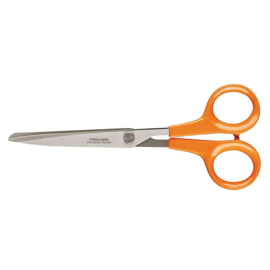 Fiskars Classic Paper Scissors 17 cm | Sandvik Steel | Ambidextrous | Made in Finland