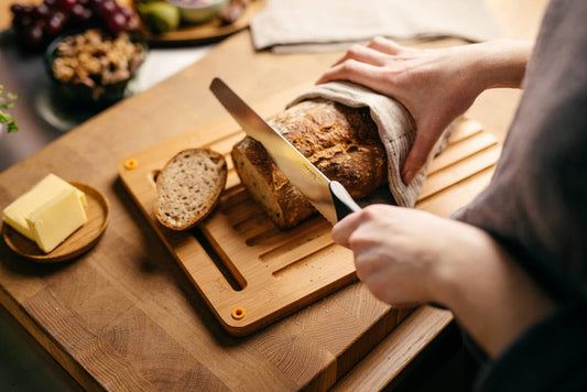 Fiskars Essential Bread Knife, Stainless Steel, 23 cm