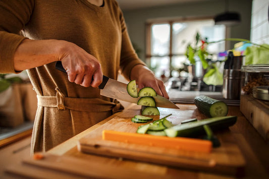 Fiskars FF Large Cook's Knife, Japanese Stainless Steel, 20 cm