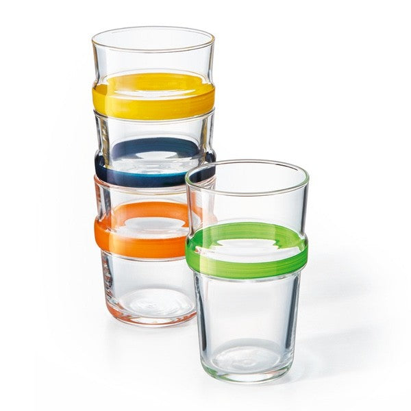 LUMINARC TEMPERED CADENCE ORANGE OF TUMBLER 27 Set