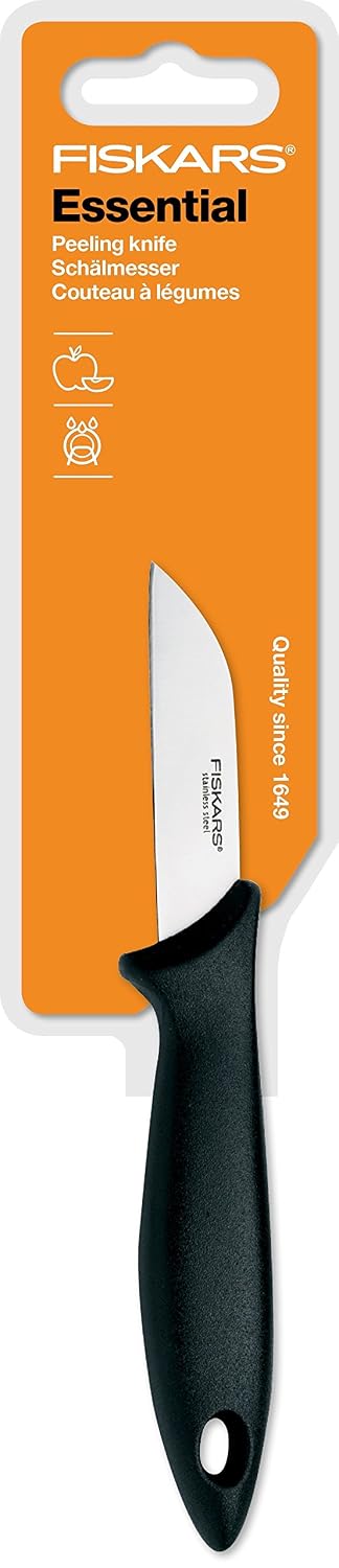 Fiskars Essential Paring Knife 7 cm | Japanese Steel | Designed in Finland