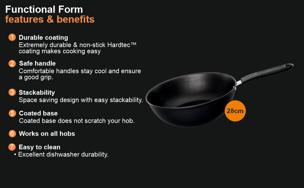 Fiskars Aluminium Ff Wok 28Cm | 1027705