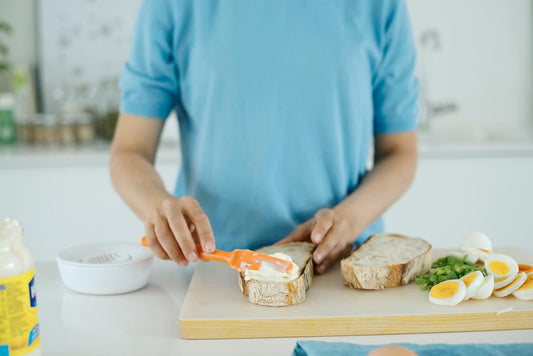 Fiskars Functional Form Breakfast Knives Set of 3 | White/Orange/Grey | 1016121