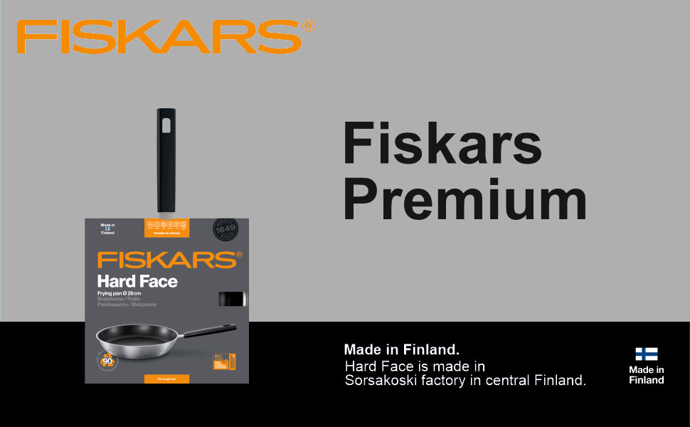 Fiskars Stainless Steel Hf Steel Frying Pan 28Cm New | 1052247