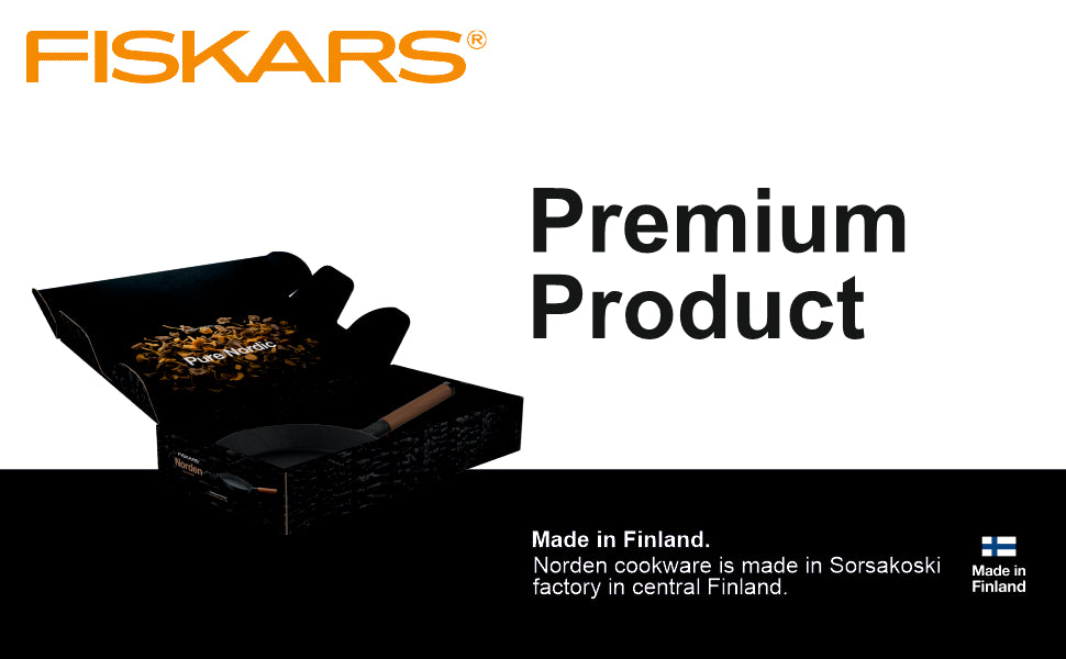 Fiskars Norden Cast Iron Frying Pan 26Cm | 1026569