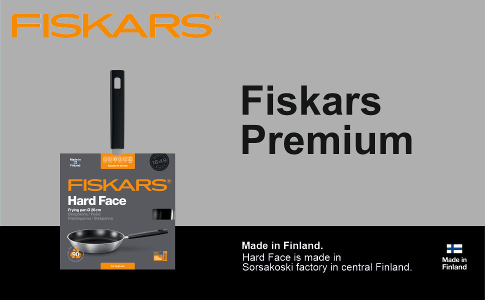 Fiskars Stainless Steel Hf Steel Frying Pan 26Cm New | 1052246