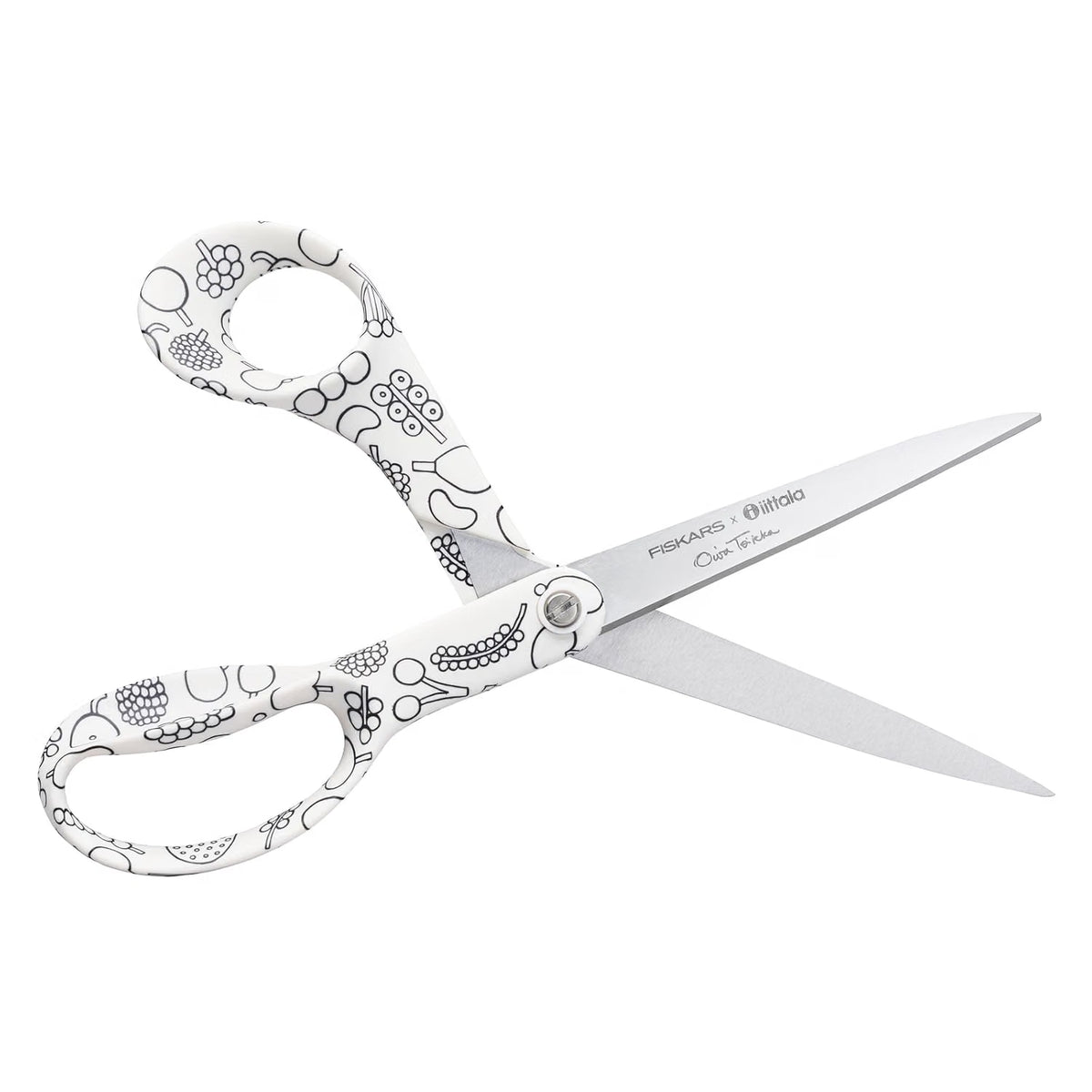 Fiskars FXI Scissors, Frutta Black and White, 21 cm