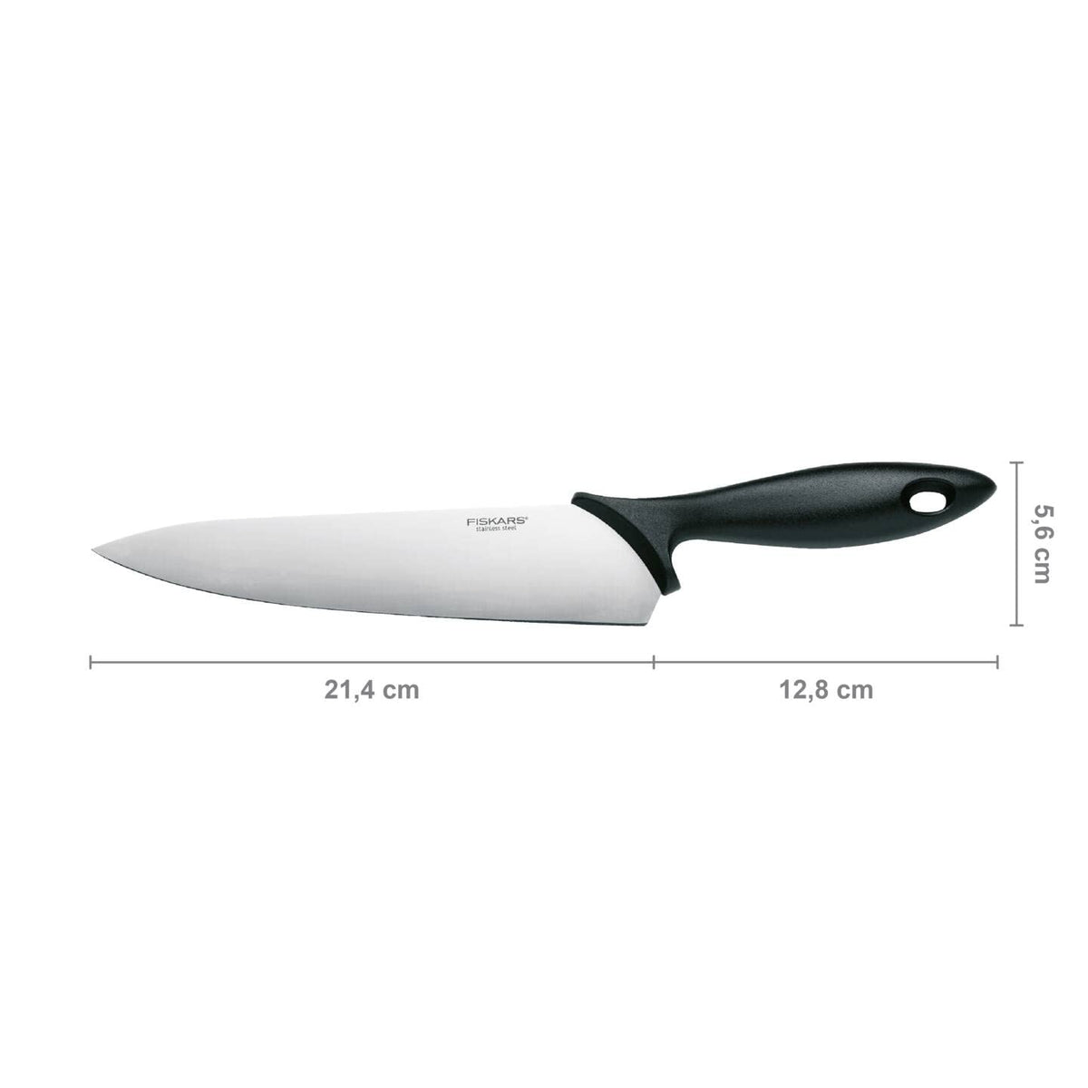 Fiskars Essential Cook's Knife 21 cm | Japanese Steel | Designed in Finland